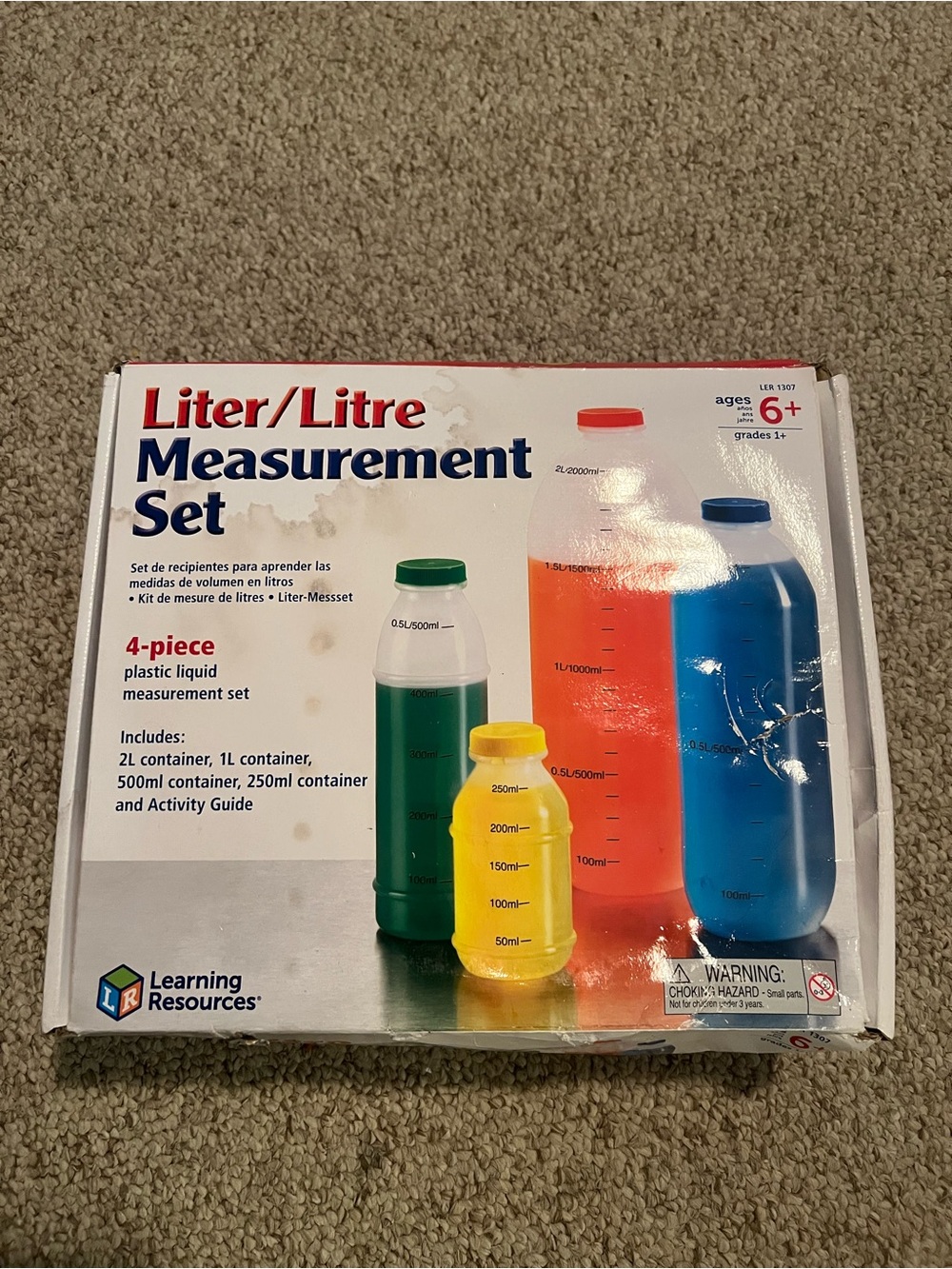 NEW Learning Resources Liter Measurement Set